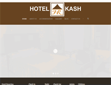 Tablet Screenshot of hotelkash.com